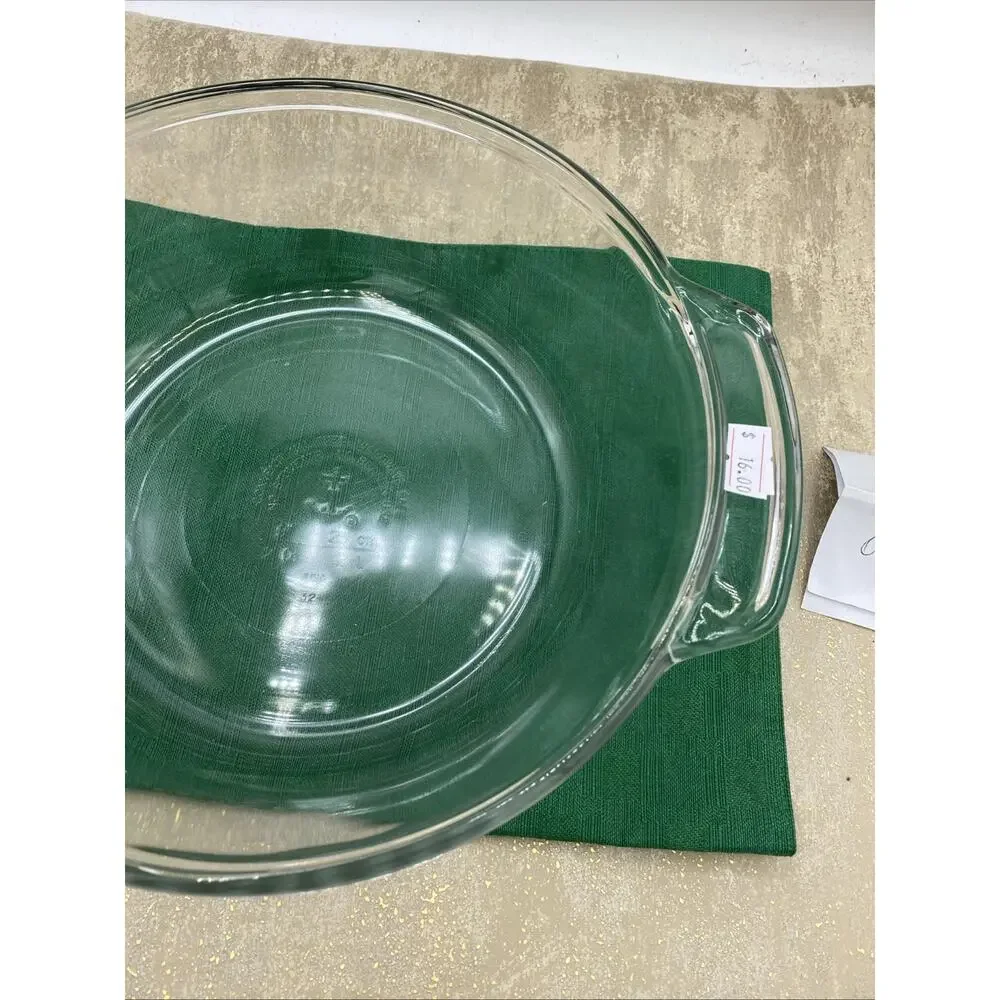 Anchor Hocking 2 Qt Round Glass Casserole Dish Oven & Microwave Safe Clear